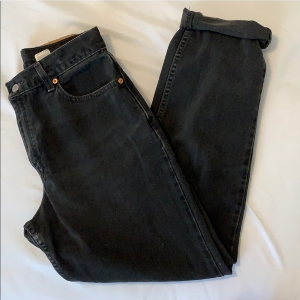 Black Vintage 550 Levi mom jean